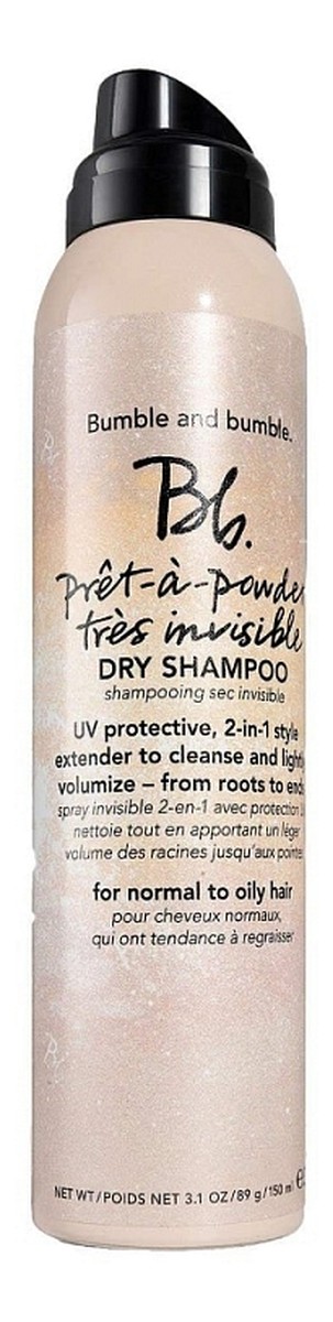 Tres Invisible niewidoczny suchy szampon do włosów cienkich