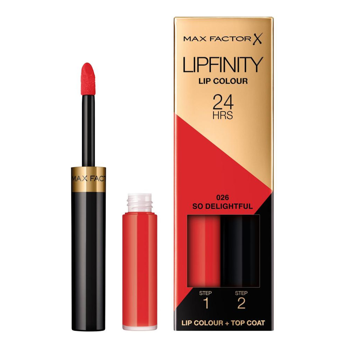 Max Factor Lipfinity Lip Colour pomadka do ust 2,3 ml + Top Coat 1,9g