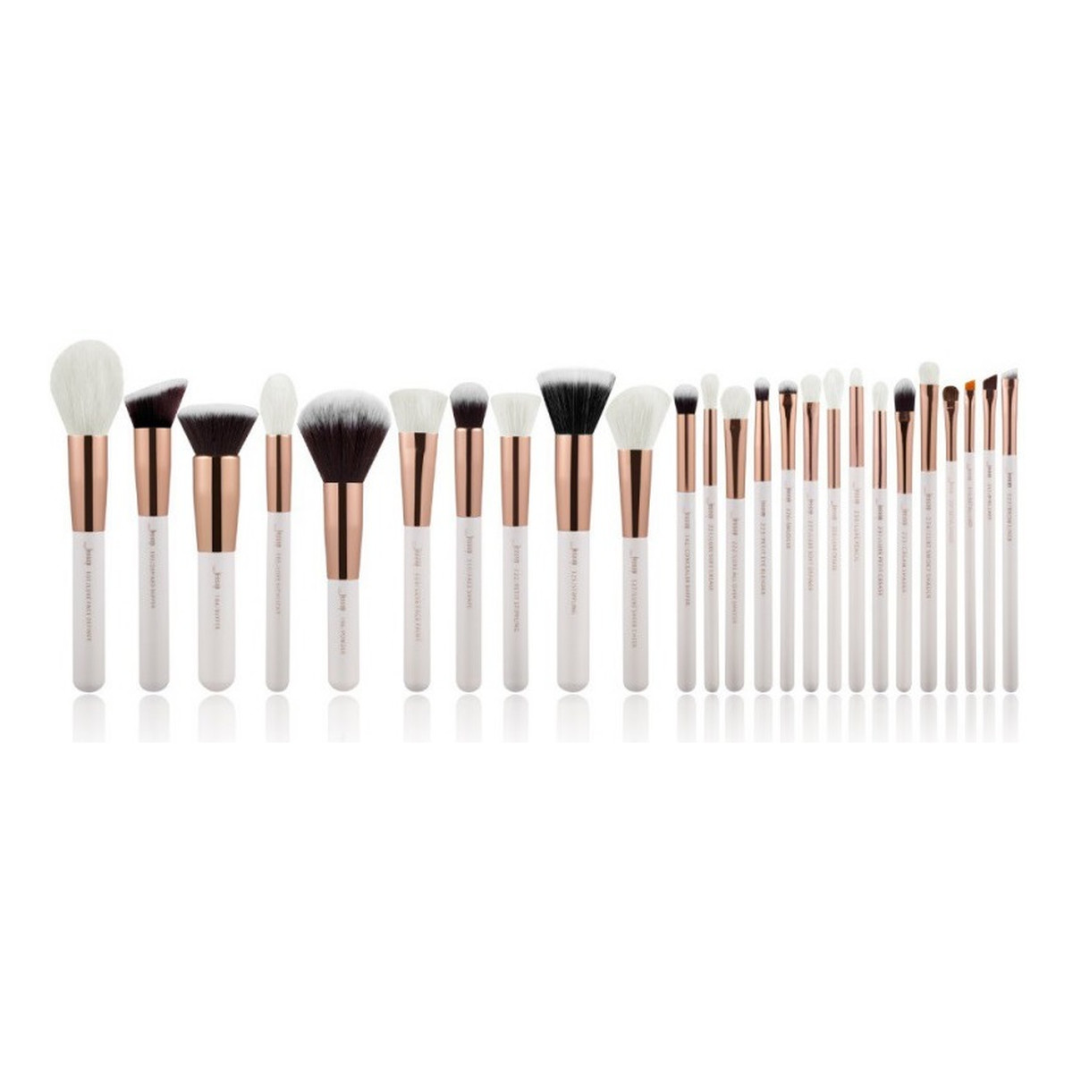 JESSUP Zestaw 25 Pędzli White/Rose Gold T215