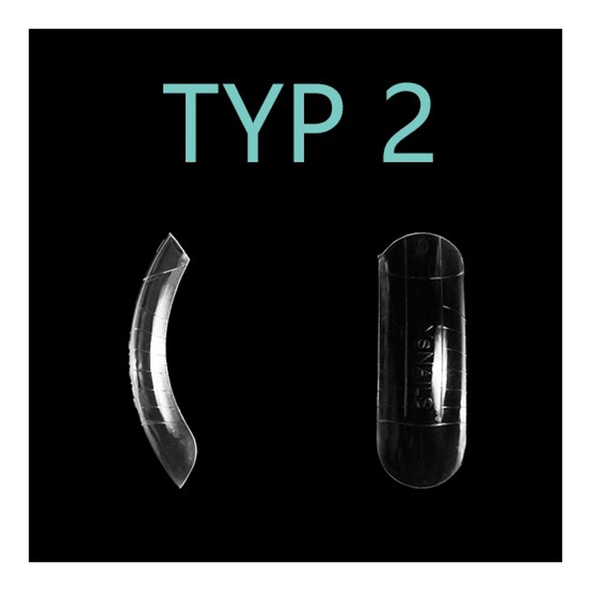 Formy do przedłużania paznokci do flexygel Typ 2