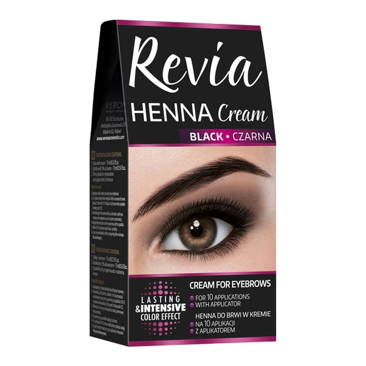 Revia Henna Cream Henna Do Brwi W Kremie