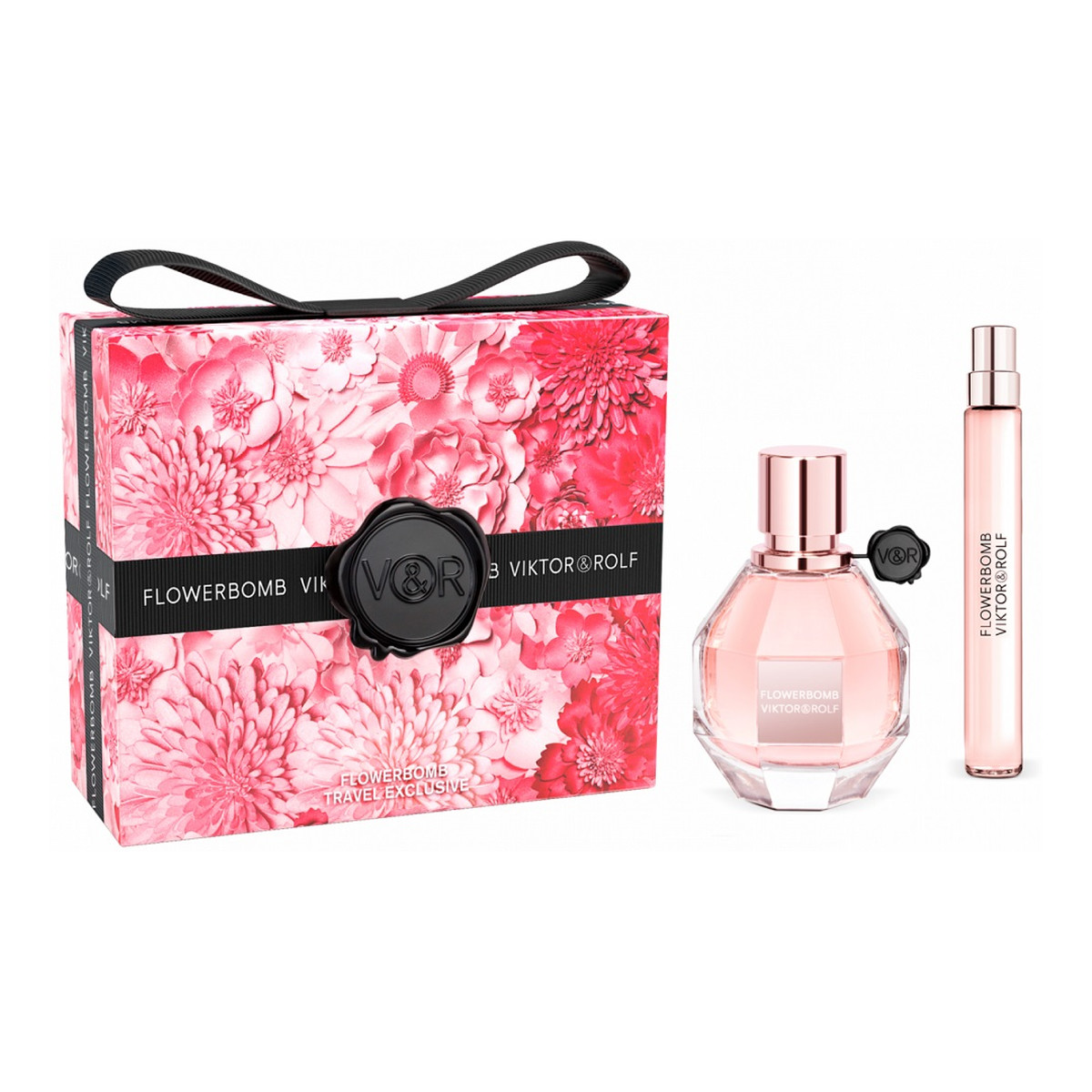 Viktor & Rolf Flowerbomb Zestaw woda perfumowana spray 50ml + woda perfumowana spray 10ml