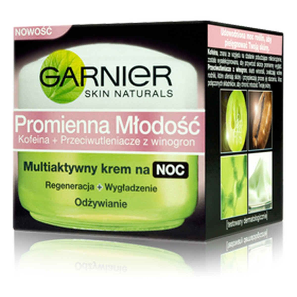 Garnier Promienna Młodość Krem Multiaktywny Na Noc Regeneracja + Wygładzanie + Odżywianie 50ml