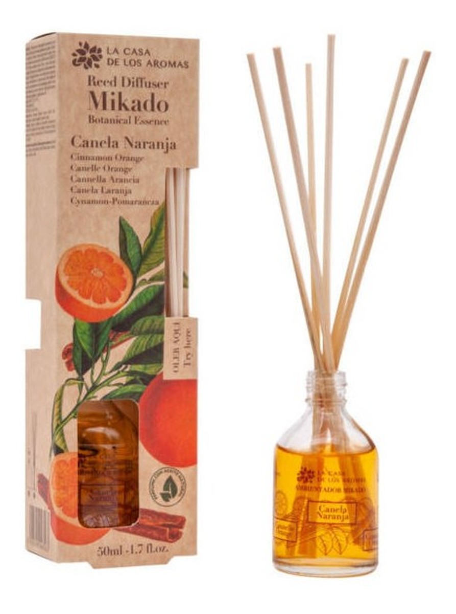 olejek aromatyczny z patyczkami Cynamon z Pomarańczą