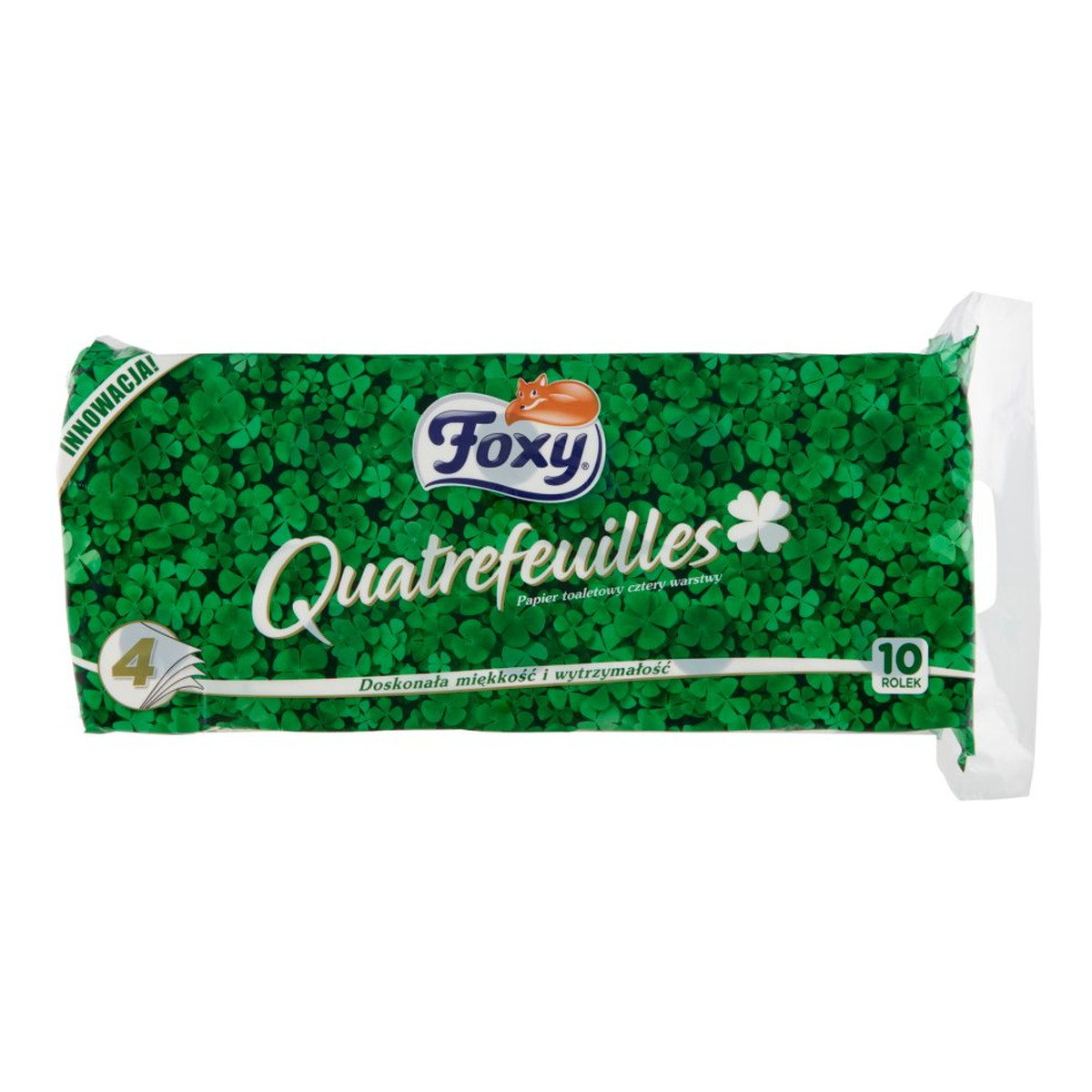 Foxy Quatrefeuilles Papier toaletowy cztery warstwy 10 rolek