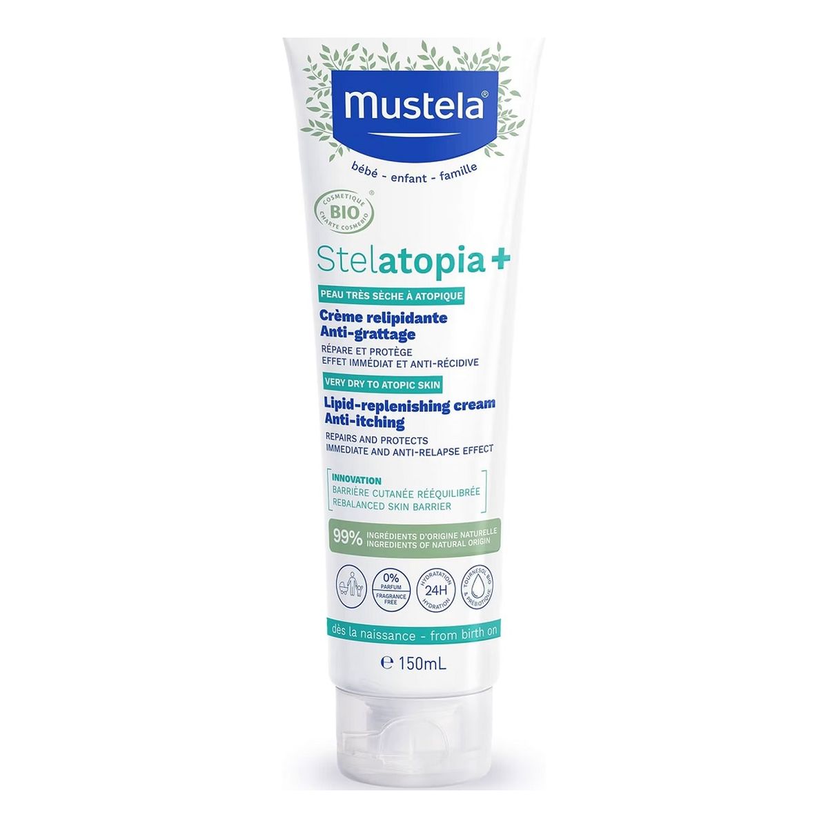 Mustela Stelatopia+ Lipid-Replenishing Cream Krem uzupełniający lipidy 150ml