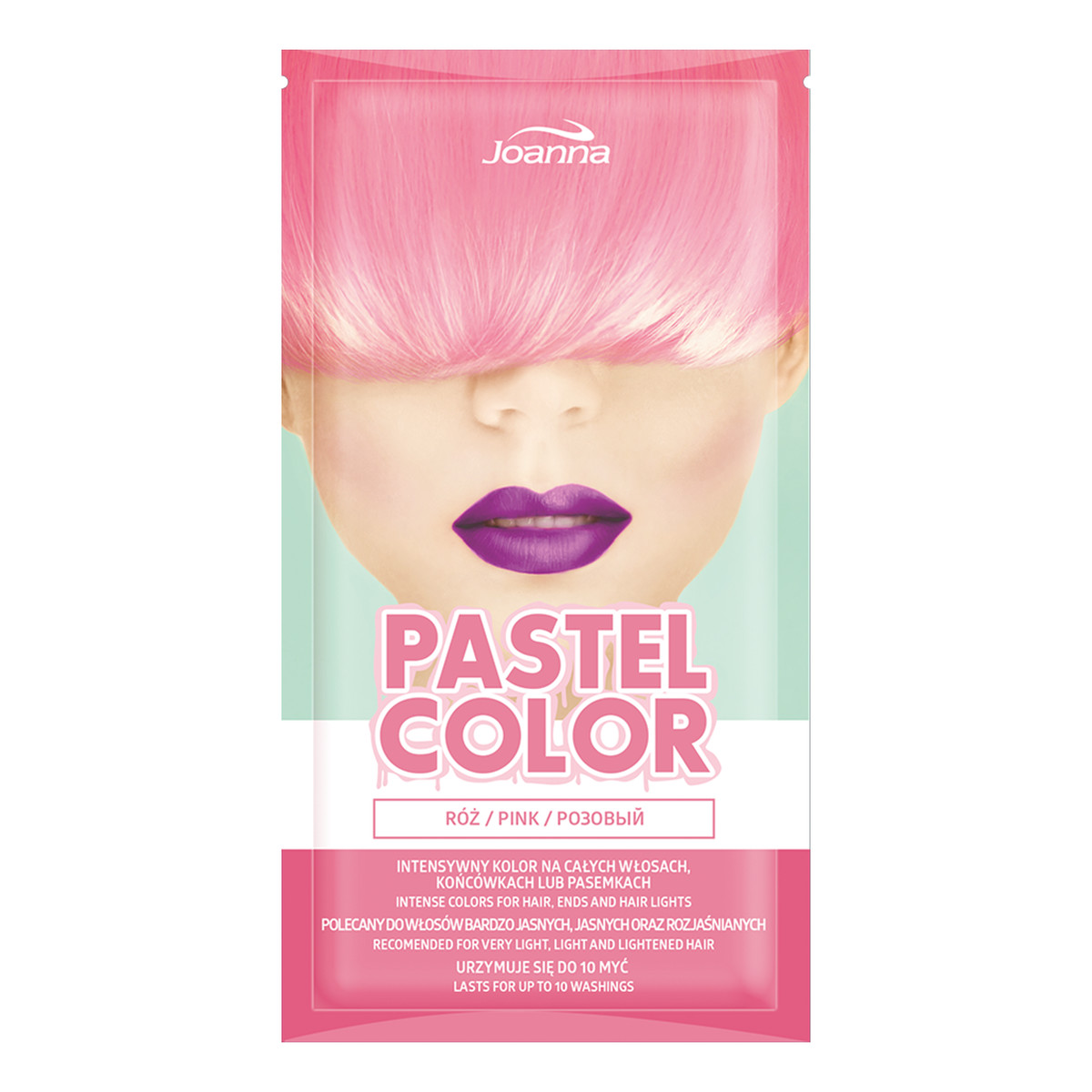 Joanna Pastel Color szampon koloryzujący do włosów saszetka 35g