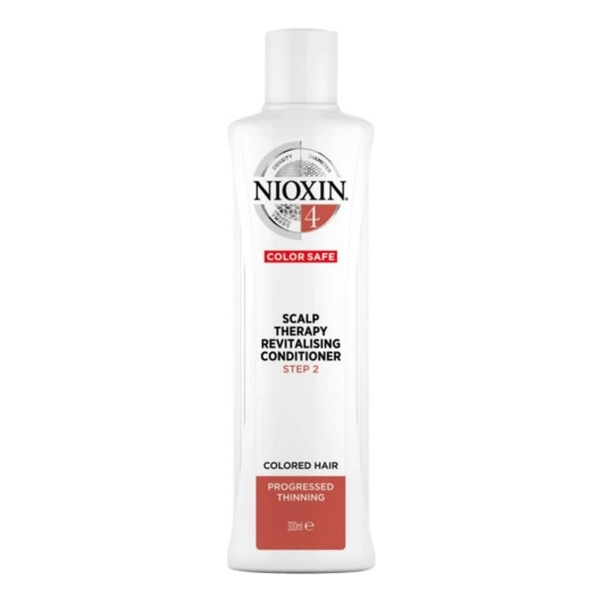 Nioxin System 4 scalp therapy revitalising conditioner odżywka do włosów farbowanych znacznie przerzedzonych 300ml