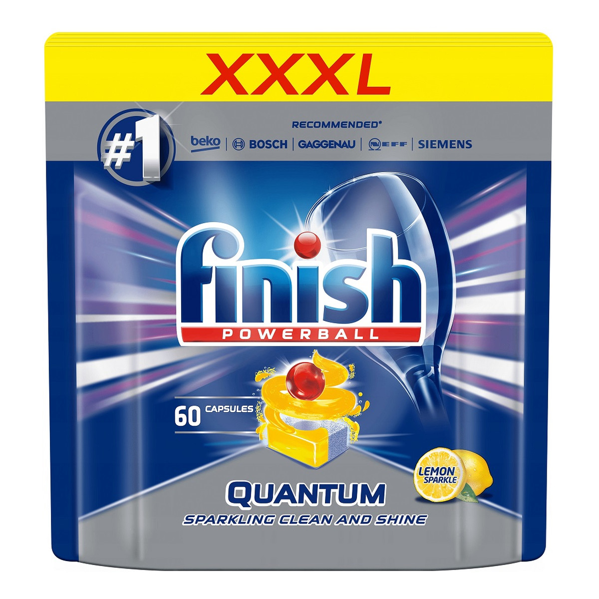 Finish Quantum max kapsułki do zmywarki 60 sztuk cytrynowe