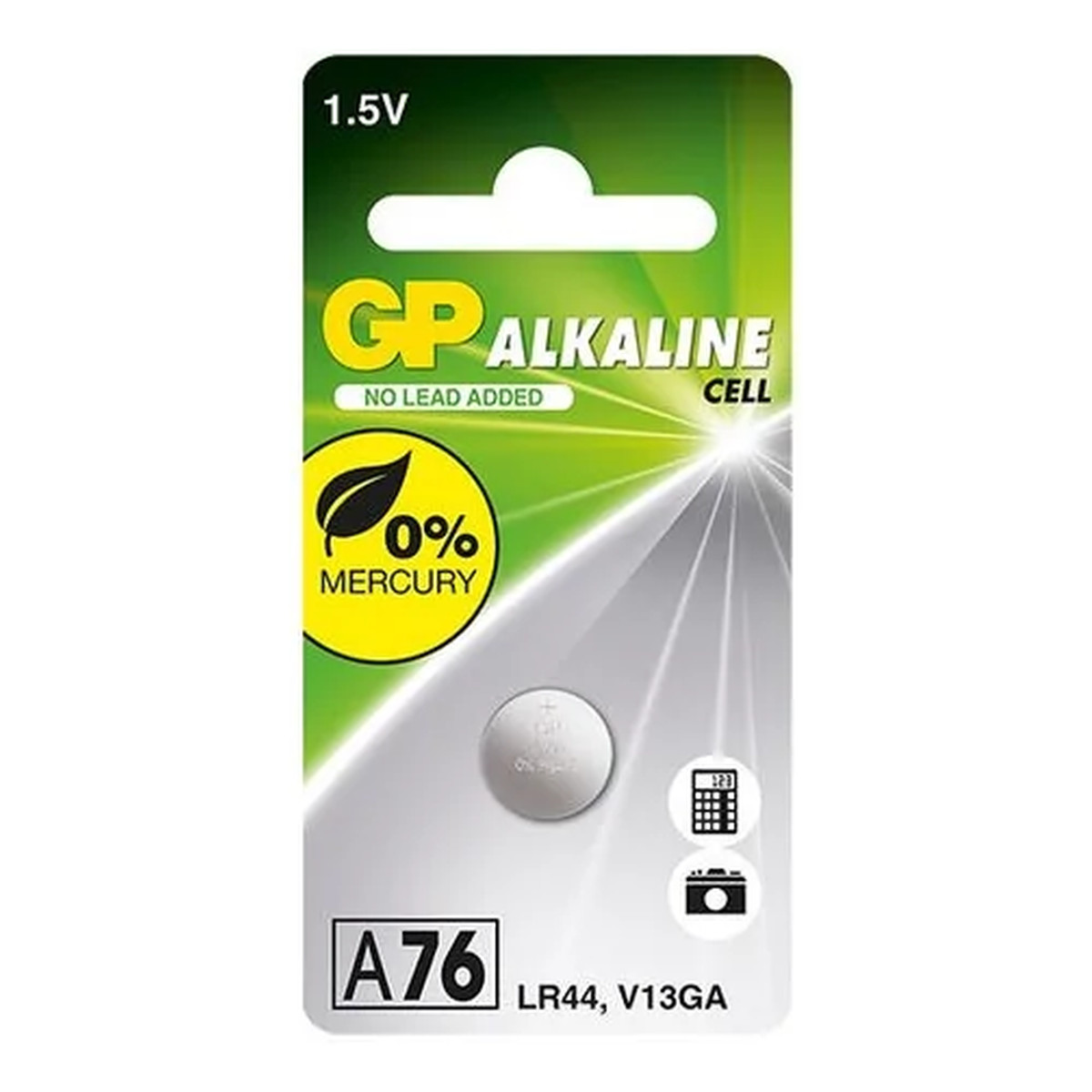 GP Battery Bateria alkaliczna zegarkowa CELL A76F 1.5V (10)