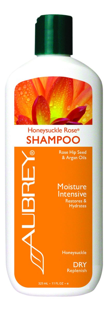 Nawilżający szampon do włosów suchych i łamliwych z olejkiem z dzikiej róży i wyciągiem z wiciokrzewu