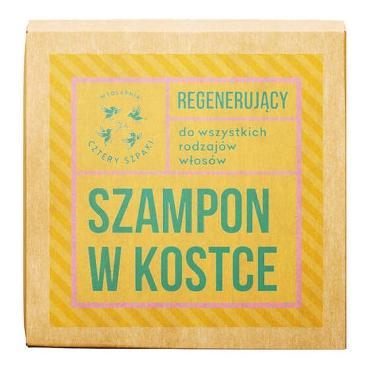 Mydlarnia Cztery Szpaki Regenerujący szampon w kostce eukaliptus cytrynowy 75g