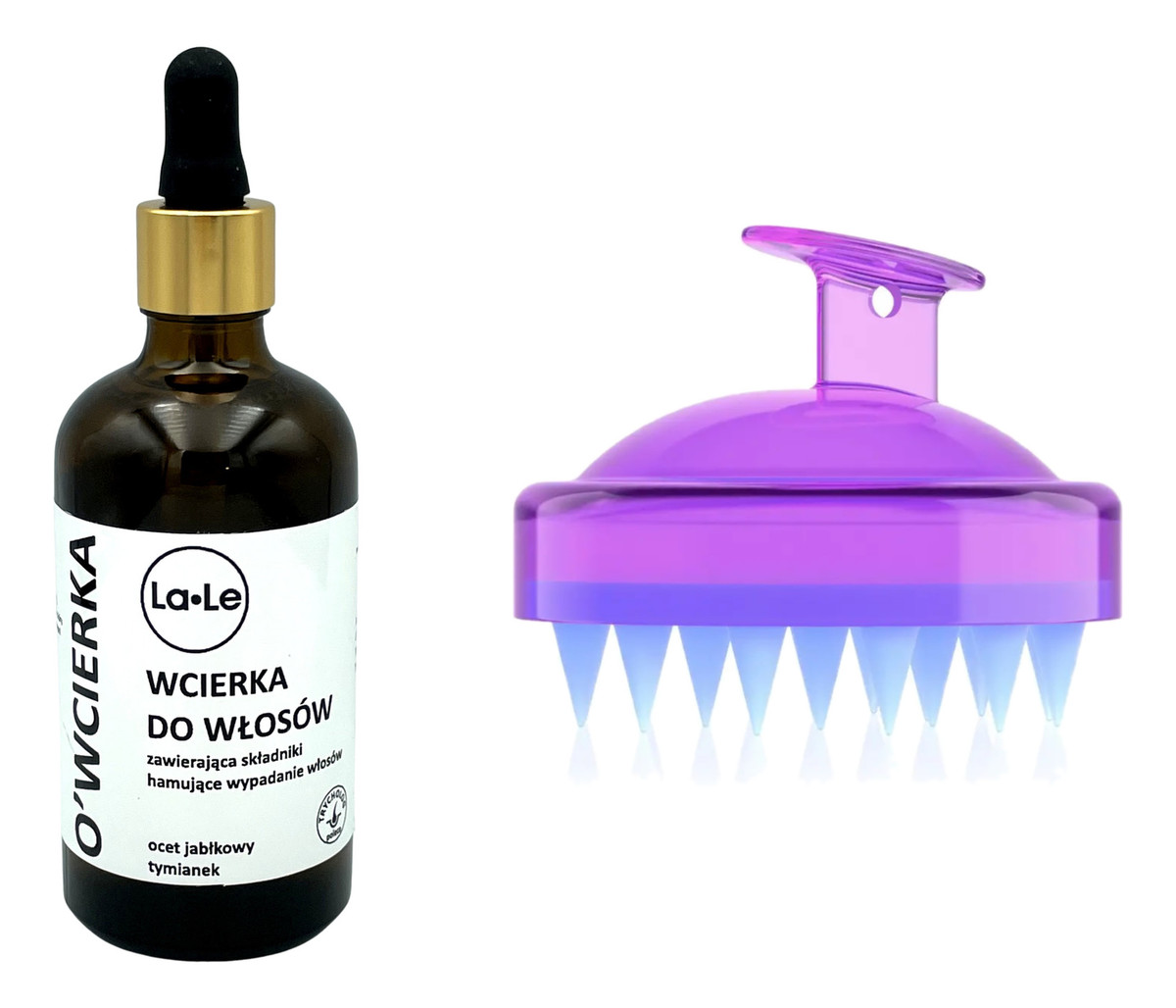 Wcierka do włosów hamująca wypadanie włosów Tymianek + Masażer