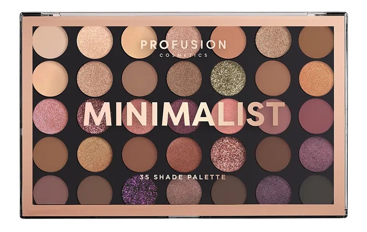 Minimalist eyeshadow palette paleta 35 cieni do powiek