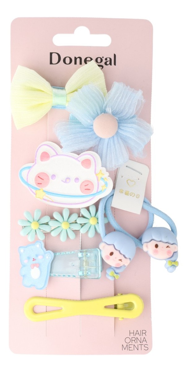 Zestaw spinek do włosów lolly-mix kolorów i wzorów (fa-5776)