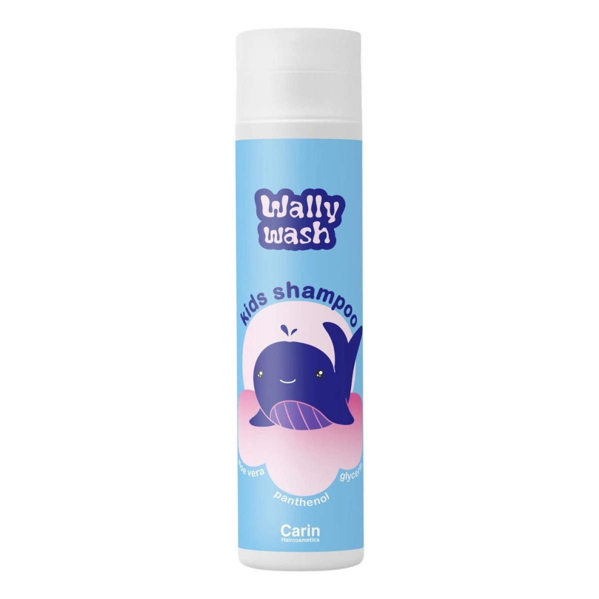 Carin Wally Wash Szampon Do Włosów Dla Dzieci Delikatny Nie Szczypie Kids 250ml
