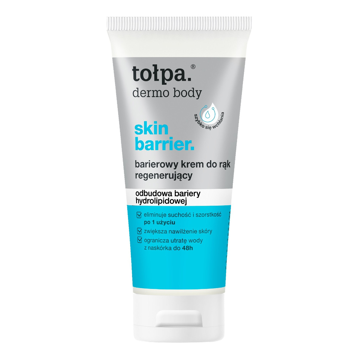 Tołpa Dermo Body Skin Barrier Barierowy Krem do rąk regenerujący-odbudowa bariery hydrolipidowej 60ml