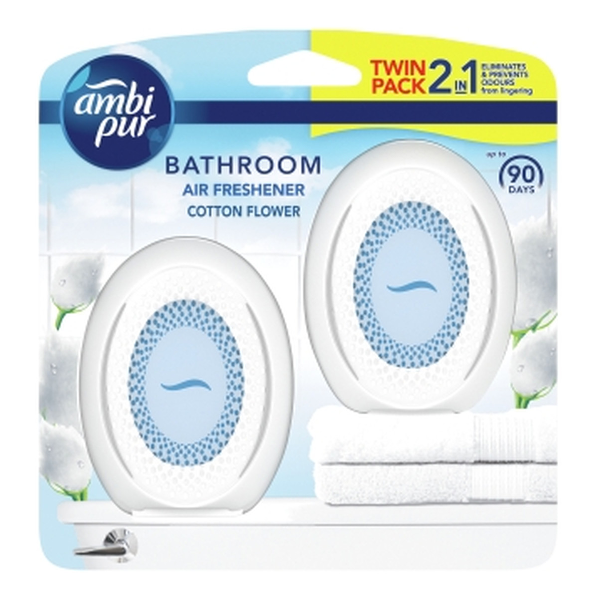 Ambi Pur Łazienka Cotton Fresh Odświeżacz powietrza