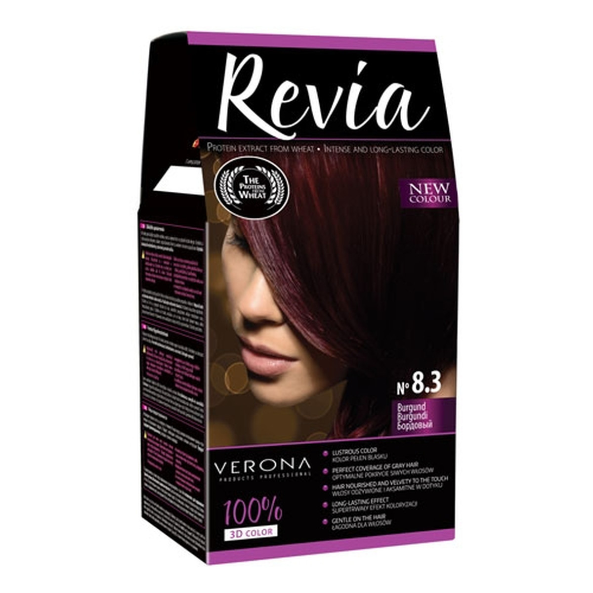 Revia Farba Do Włosów Burgund (08.3) 50ml