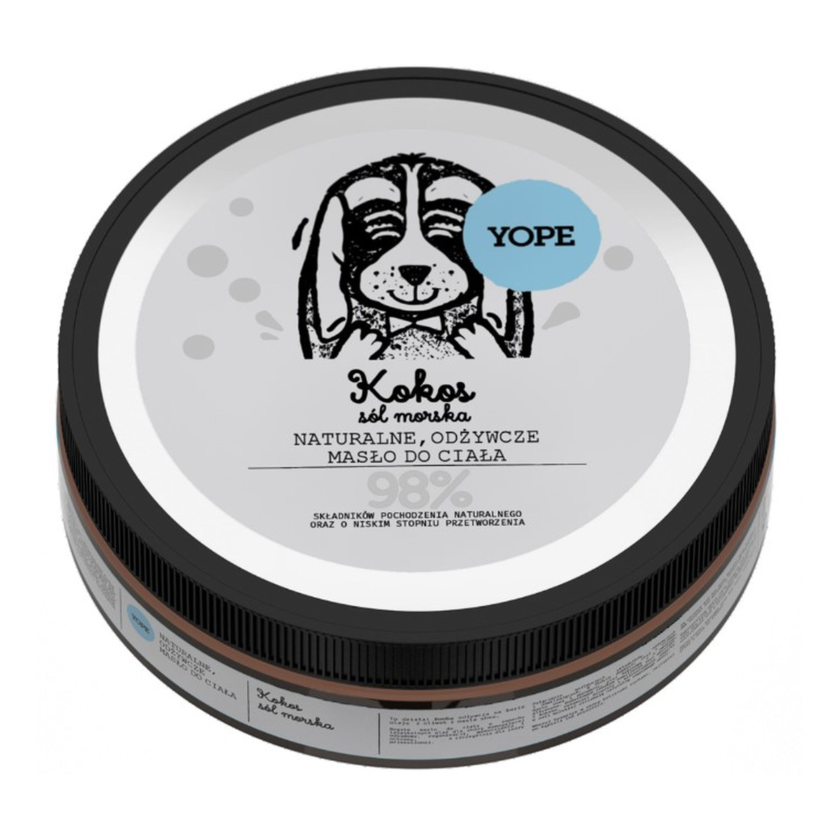 Yope Kokos i Sól Morska Naturalne odżywcze Masło do ciała 200ml