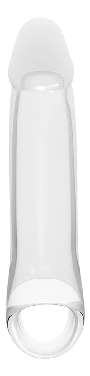Ramrod penis extender with ball strap nakładka wydłużająca penisa clear