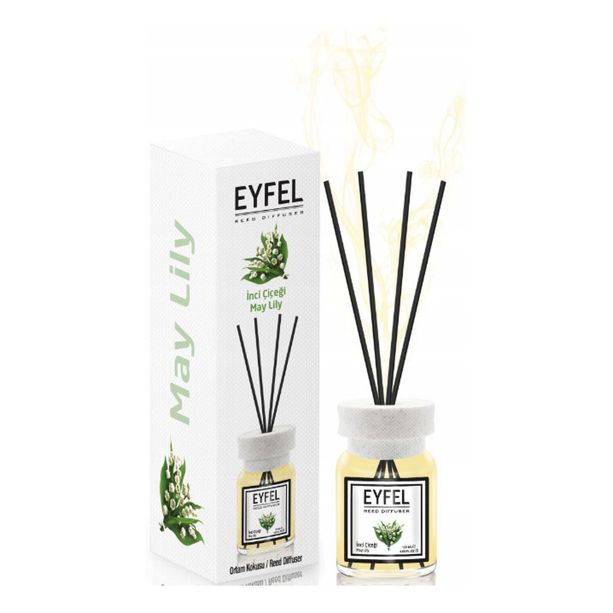 Eyfel Dyfuzor zapachowy z patyczkami Konwalia 120ml