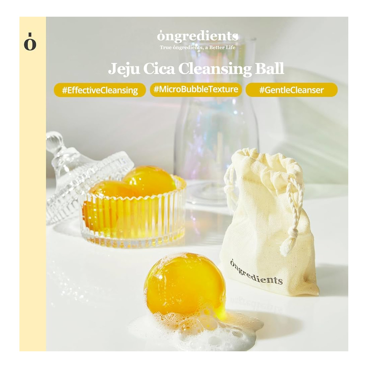 Ongredients Jeju Cica Cleansing Ball Żelowa kula do mycia twarzy i ciała 110g