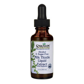 Milk thistle liquid extract suplement diety w kroplach