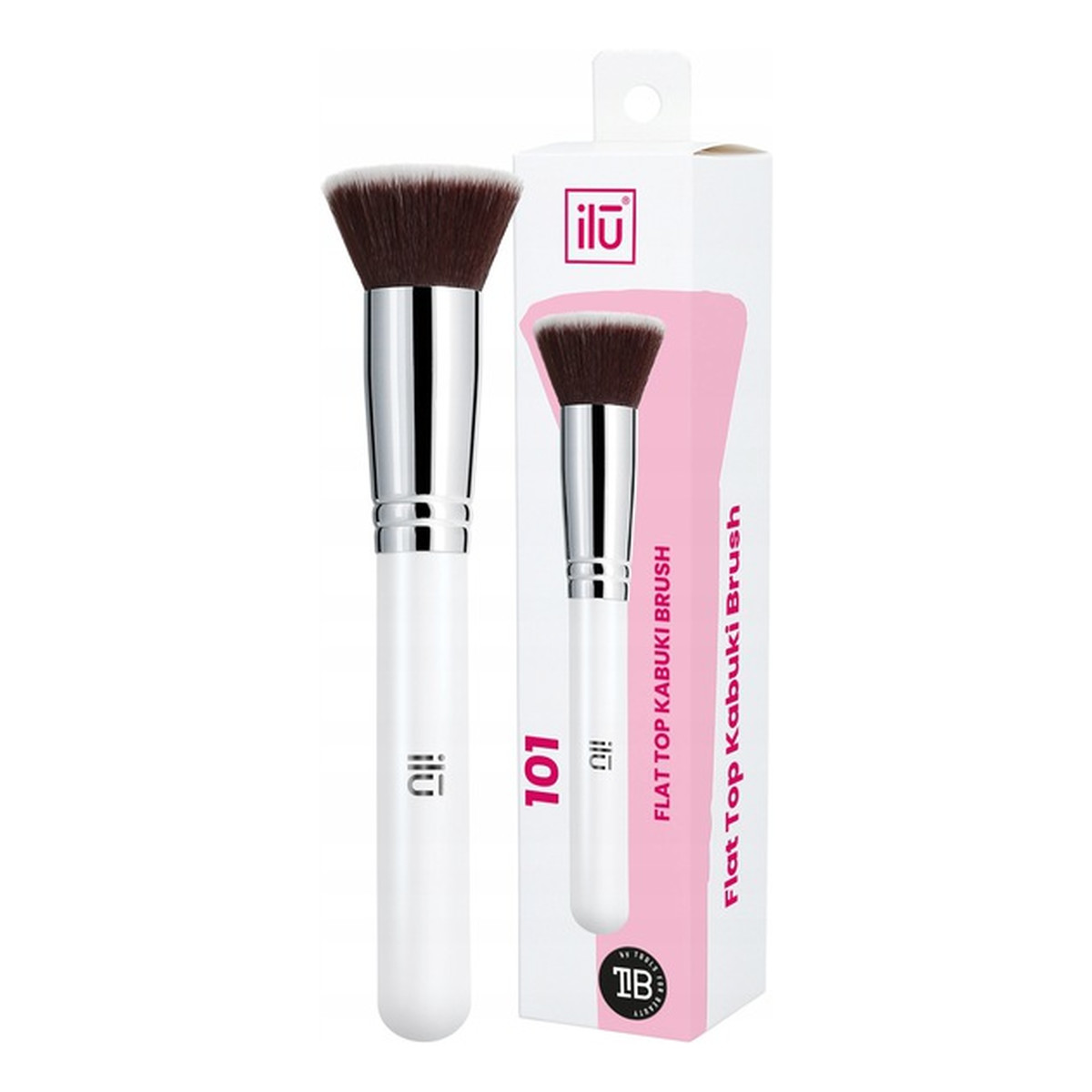 Ilu Flat Top Kabuki Brush Pet 101 Pędzel Do Podkładu