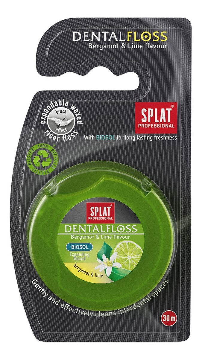 nić dentystyczna Limonka i Bergamotka 30m
