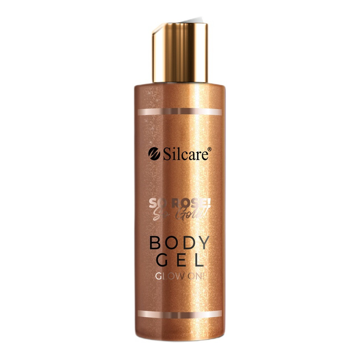 Silcare So Rose! So Gold! rozświetlający Żel do ciała z drobinkami 150ml