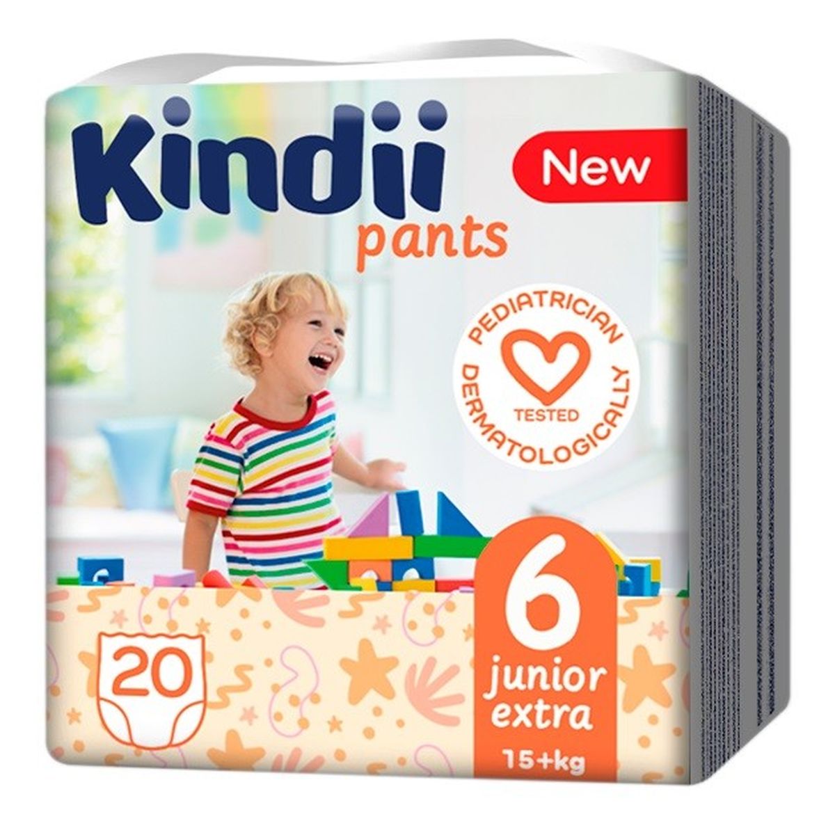 Harper Kindi pielucho-majtki junior extra rozmiar 6 (15+ kg) 20 sztuk