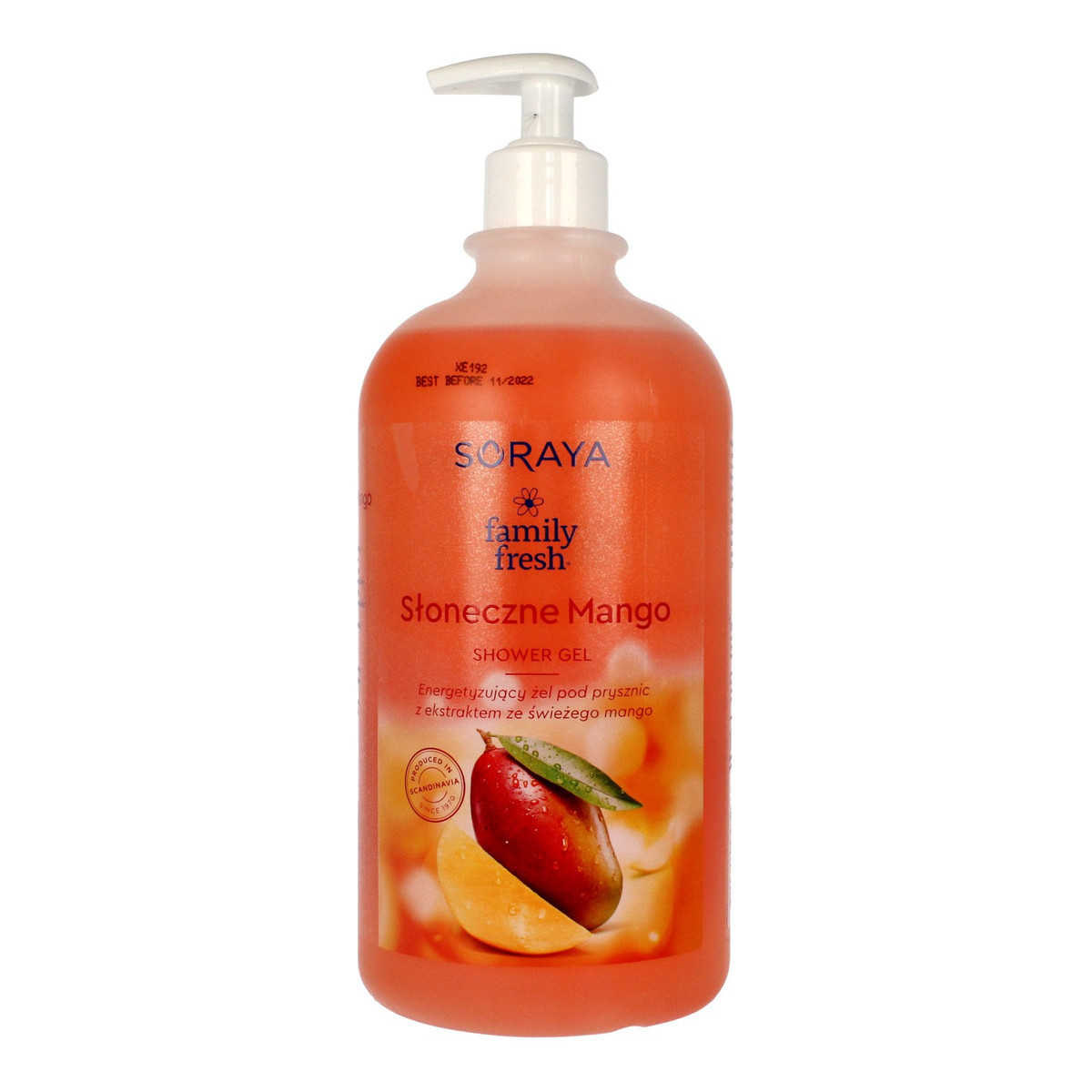 Soraya Family Fresh Żel pod prysznic energetyzujący Słoneczne Mango 1000ml