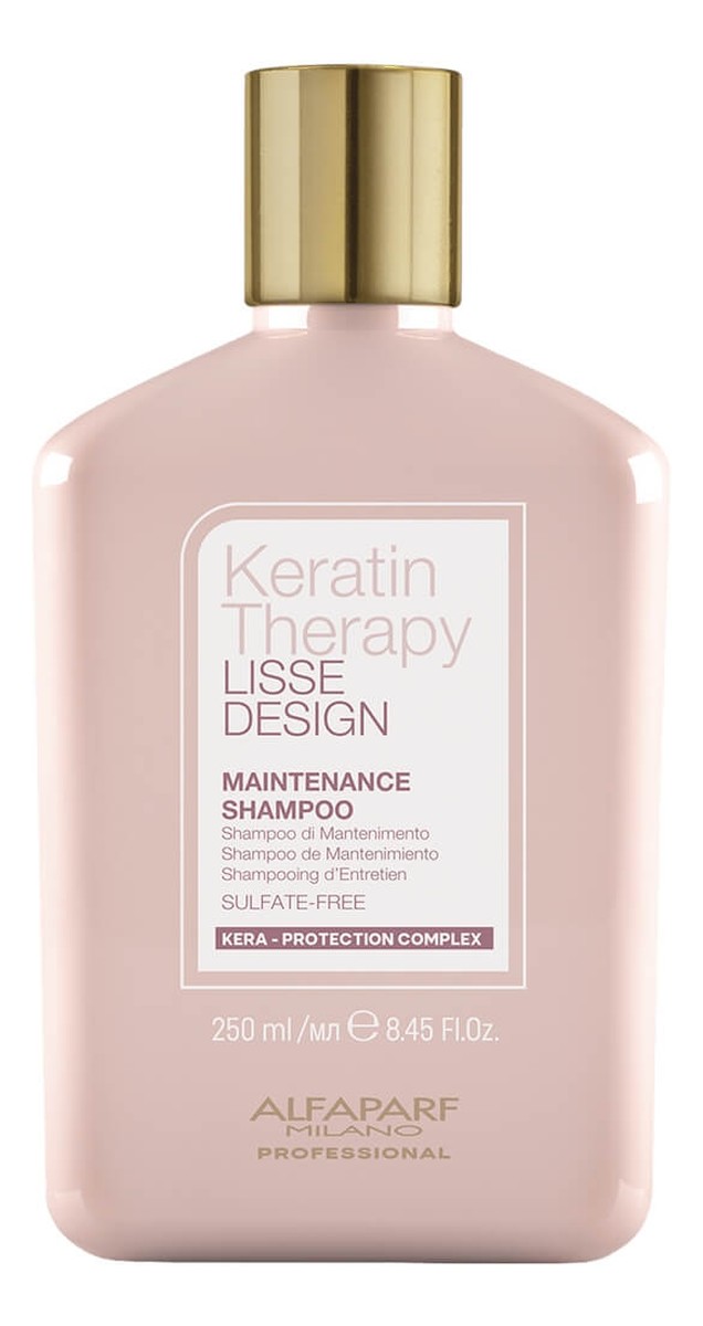 Keratin therapy lisse design szampon po keratynowym prostowaniu włosów