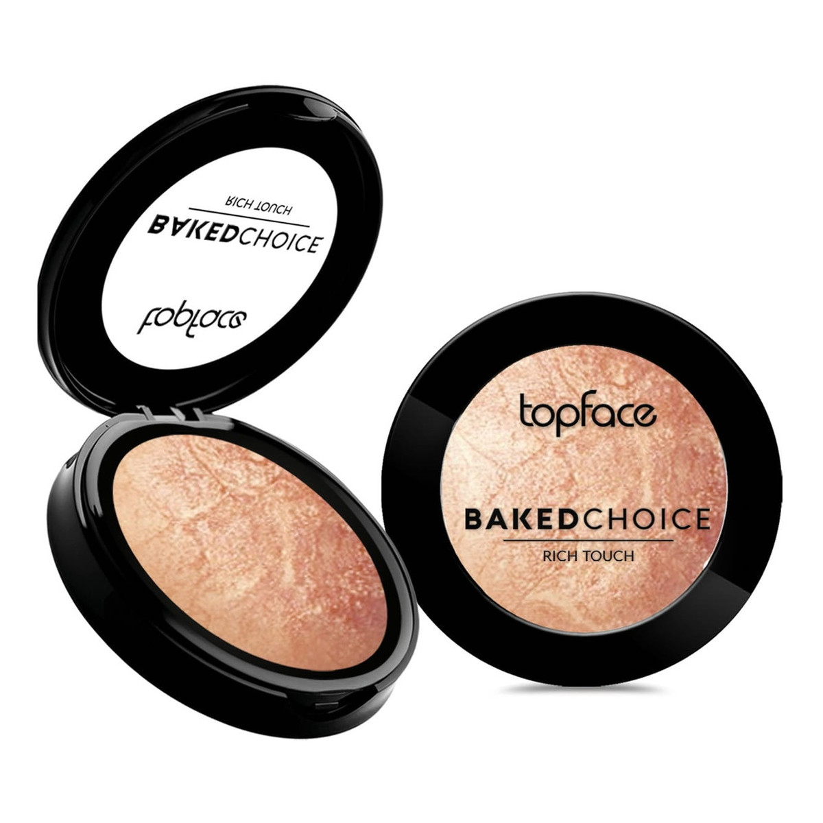 Topface Baked Choice Rich Touch Highlighter Wypiekany rozświetlacz 6g