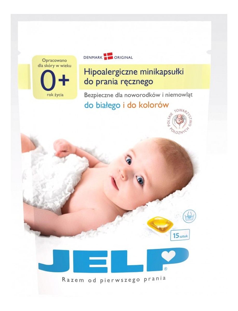 Hipoalergiczne minikapsułki do prania ręcznego 15 szt.