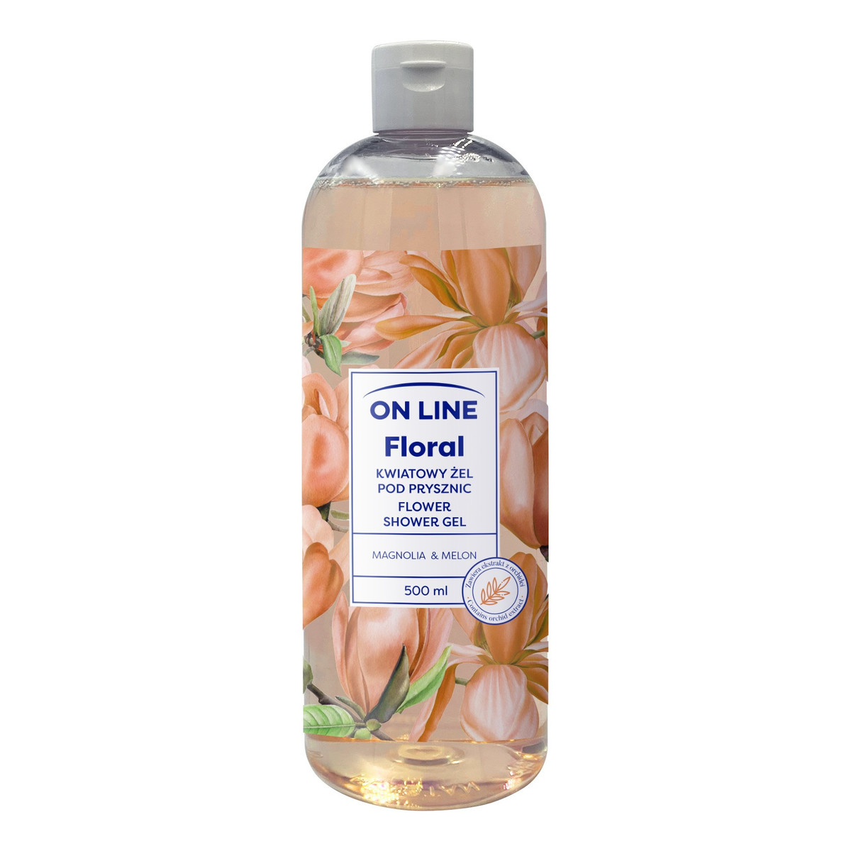 On Line Floral Kwiatowy żel pod prysznic - Magnolia & Melon 500ml