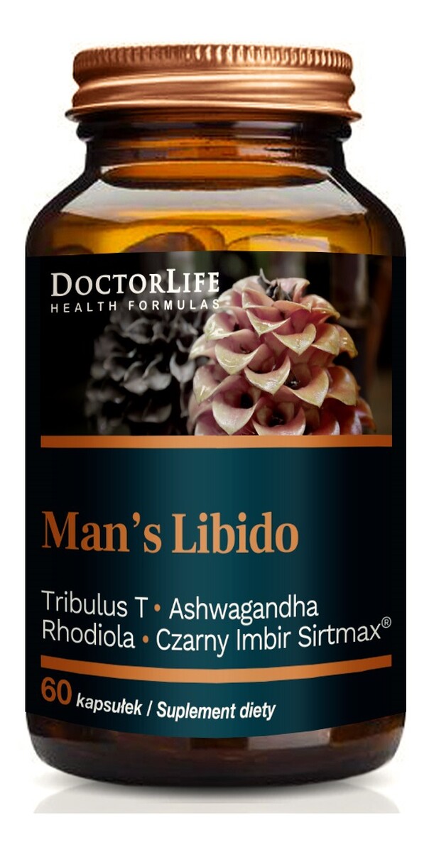 Man's libido poprawa funkcji seksualnych suplement diety 60 kapsułek