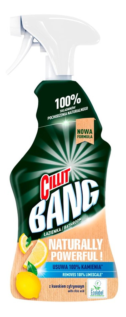 Spray czyszczący do łazienki z kwaskiem cytrynowym