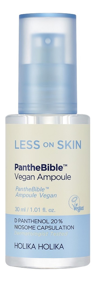 panthebible vegan ampoule łagodząca ampułka do skóry wrażliwej