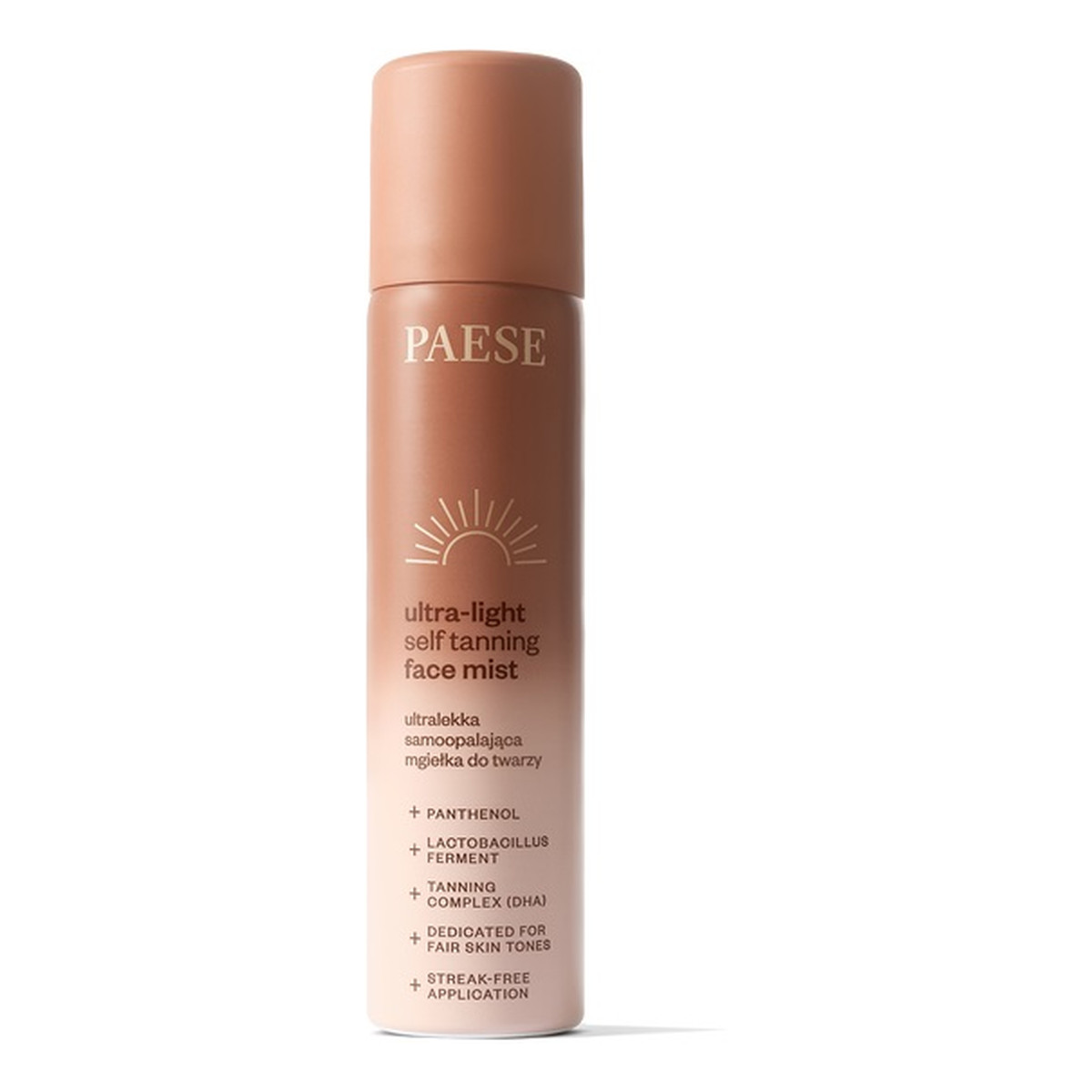 Paese Ultralekka samoopalająca mgiełka do twarzy 75ml