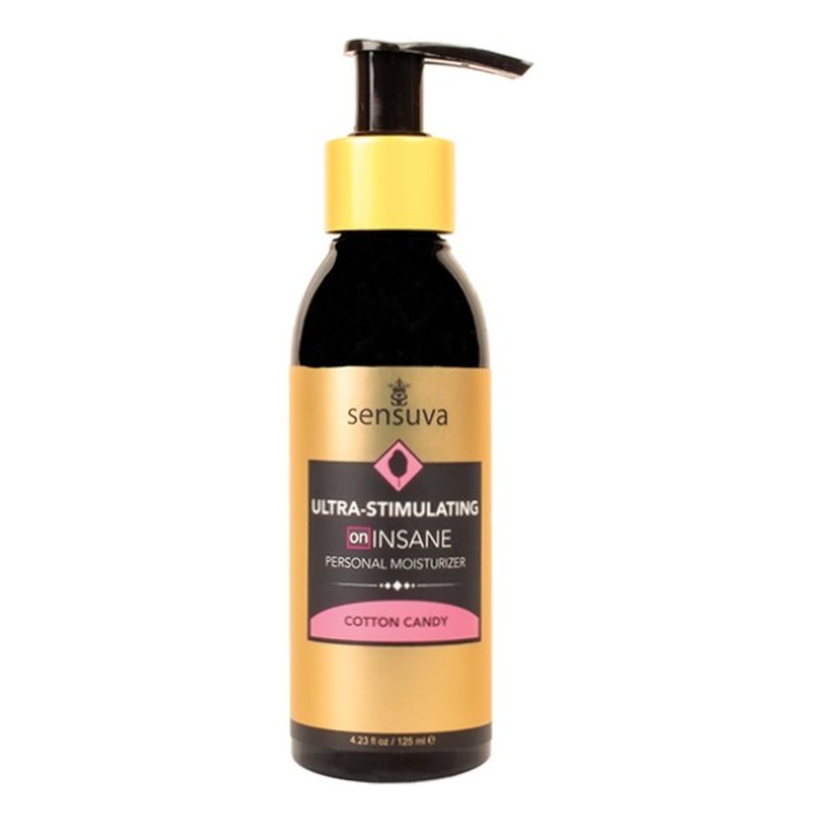 Sensuva Ultra stimulating on insane personal moisturizer lubrykant hybrydowy o działaniu stymulującym i rozgrzewającym dla kobiet cotton candy 125ml