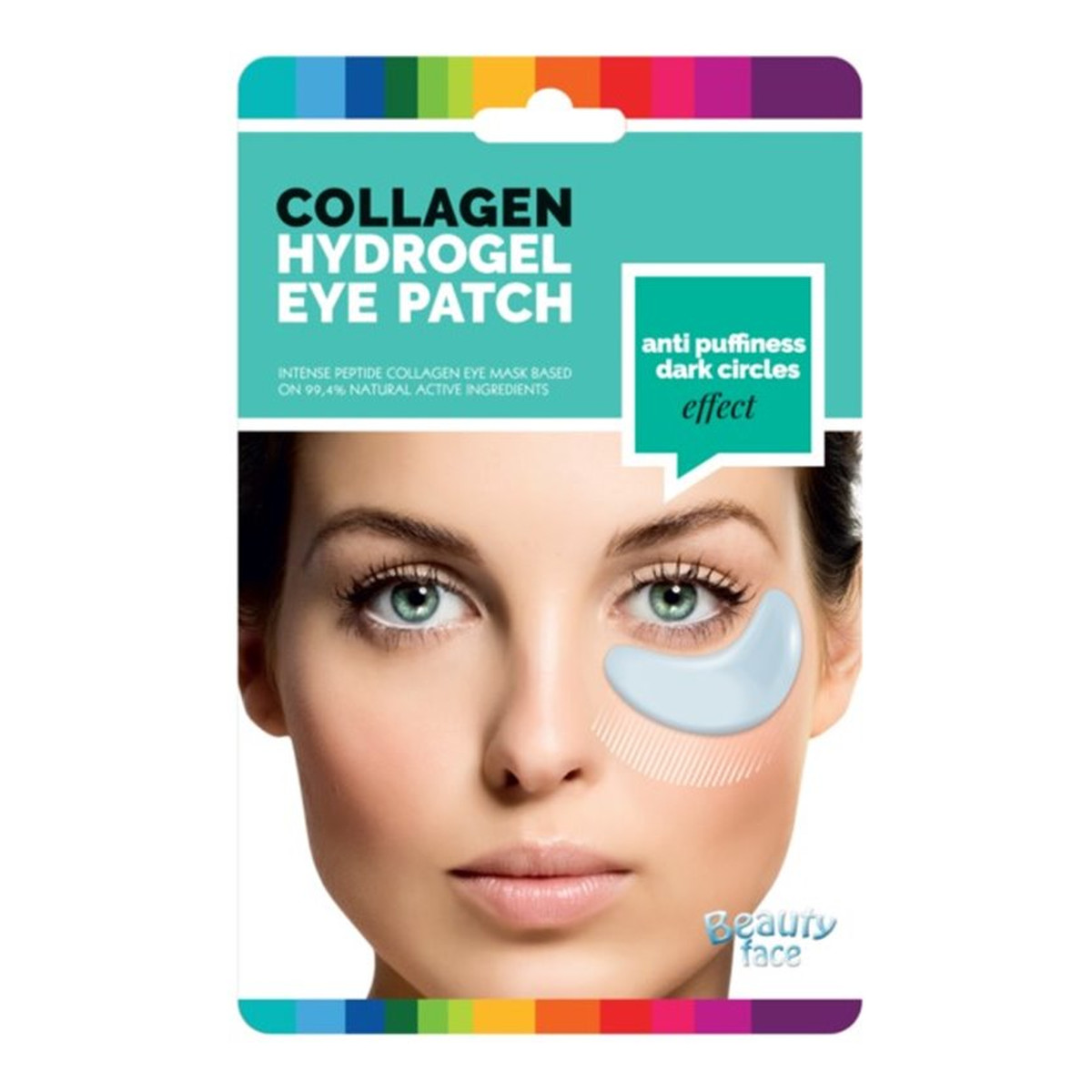 Beauty Face Collagen Hydrogel Eye Patch wygładzające płatki hydrożelowe pod oczy przeciw cieniom i opuchliźnie