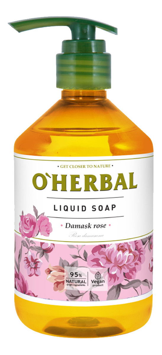 Mydło w płynie z ekstraktem z róży damasceńskiej