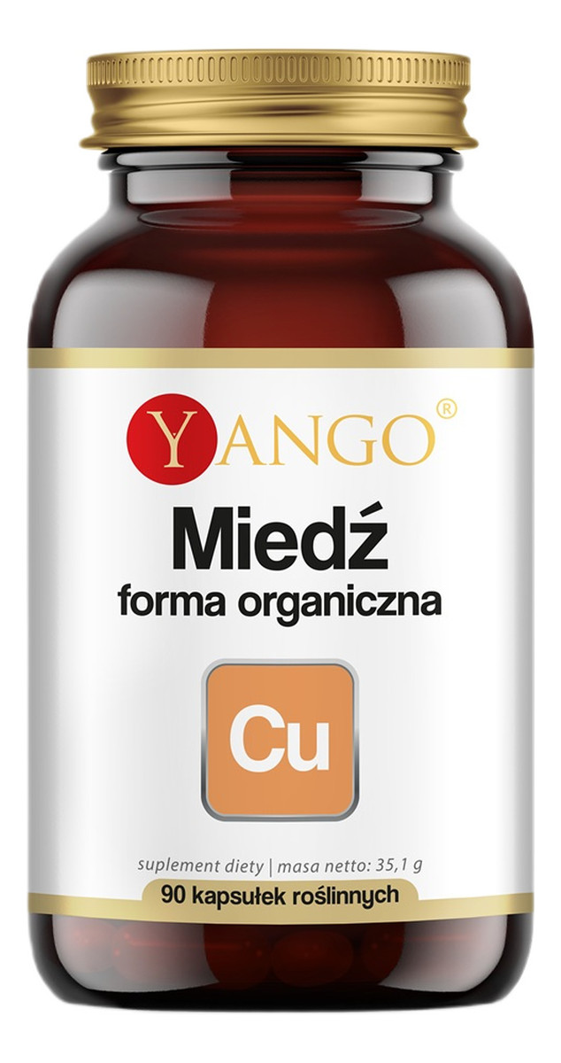 Miedź forma organiczna suplement diety 90 Kapsułek