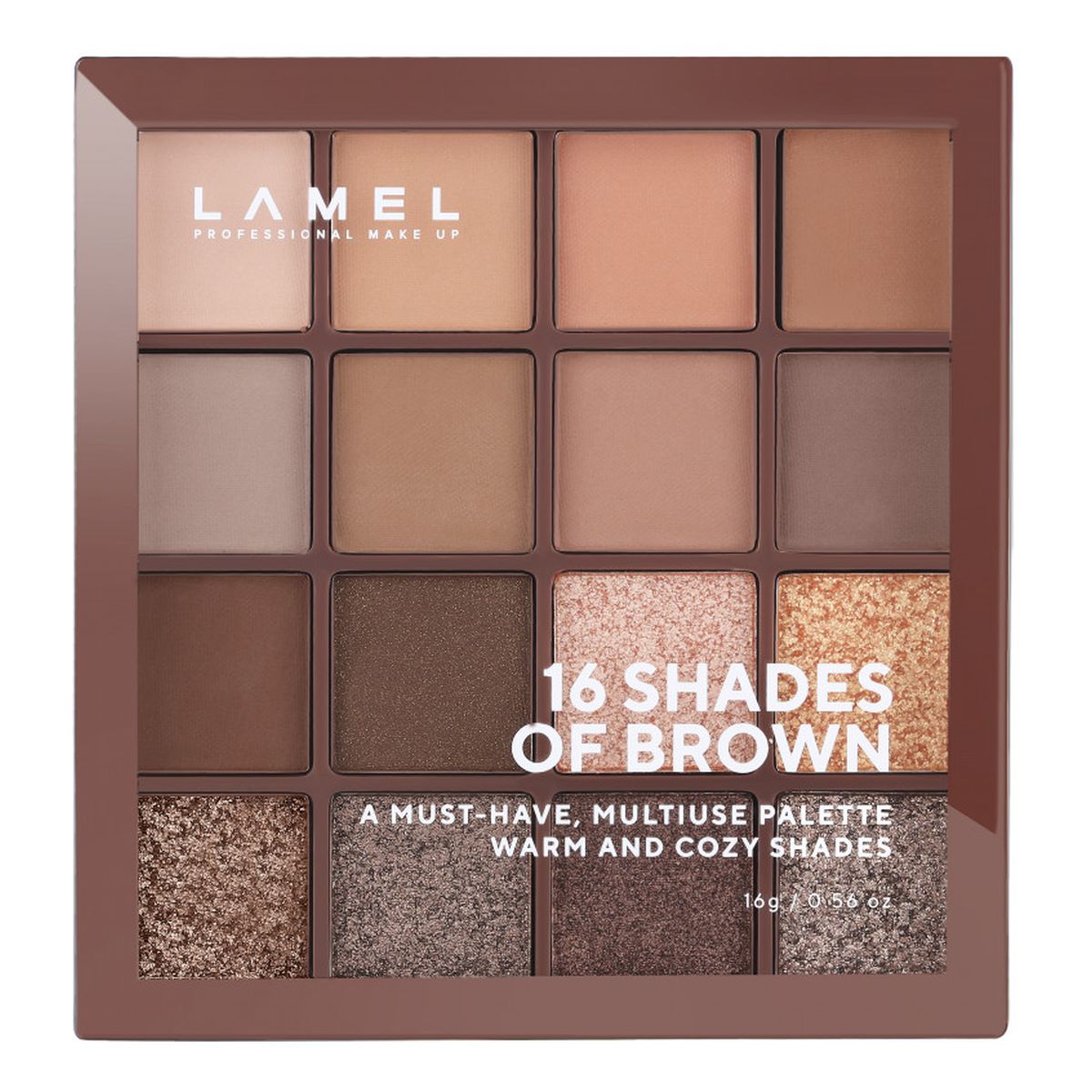 Lamel Paleta cieni Shades of Brown No 16-3 16g