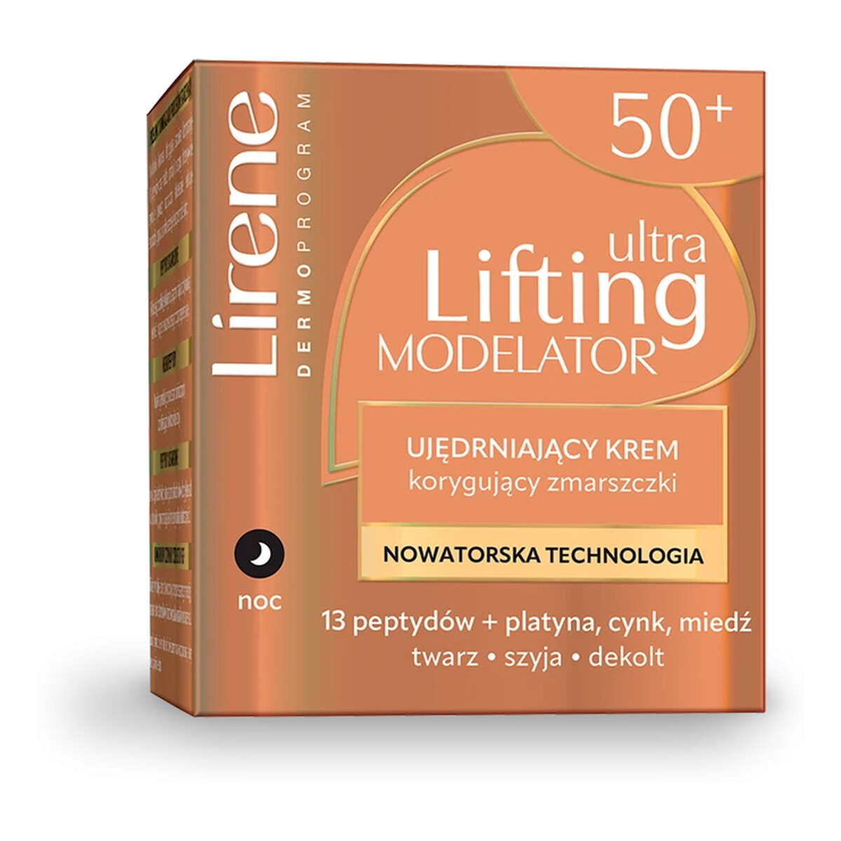 Lirene Ujędrniający krem korygujący zmarszczki 50+ na noc 50ml
