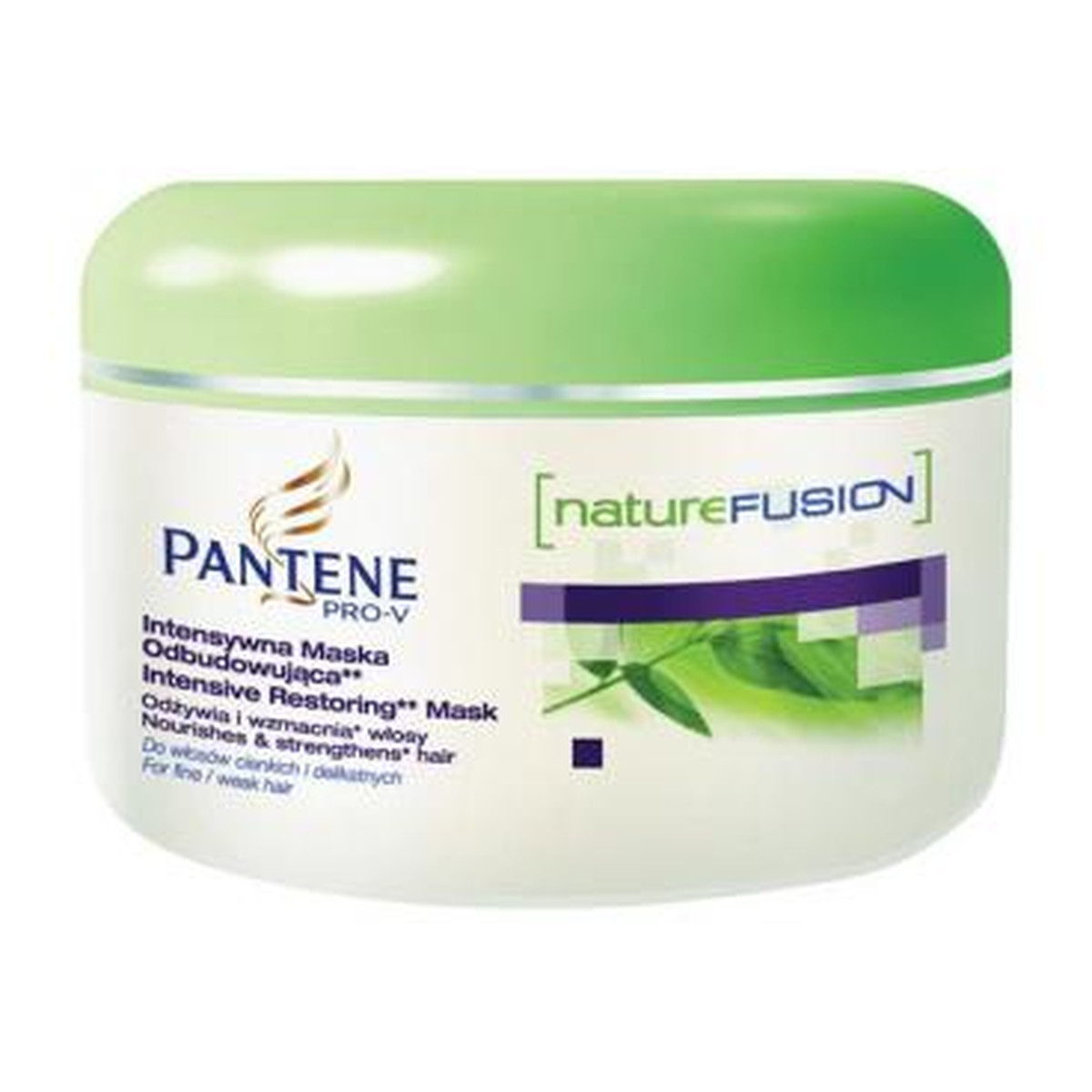 Pantene Pro-V Nature Fusion Intensywna Maska Odbudowująca Do Włosów Cienkich i Delikatnych 200ml