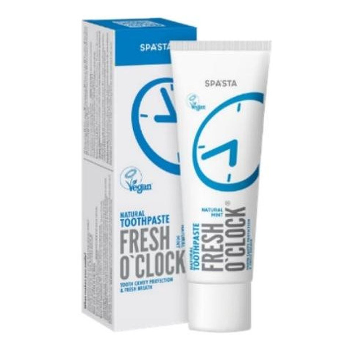 Spasta Fresh o'clock Pasta do zębów Ochrona przeciw próchnicy i świeżość 90ml