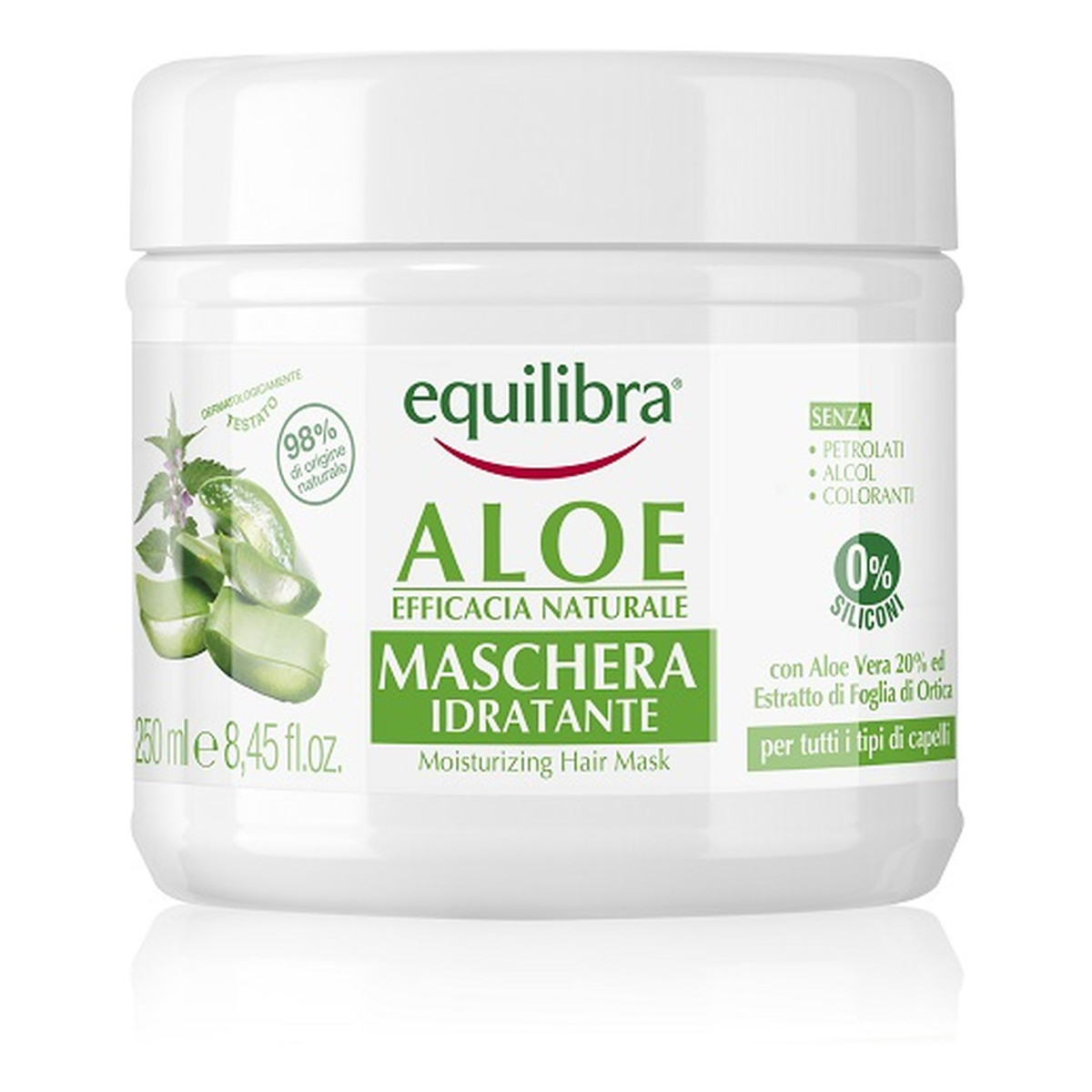 Equilibra Aloe moisturizing hair mask nawilżająca maska aloesowa do włosów 250ml